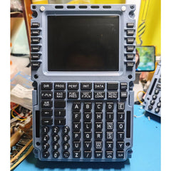 D110 A32X MCDU Home Cockpit Panel for Windows MSFS2020/2024, Compatible with Fenix, FBW, Toliss (Backlit Edition) Pre-sale: 1 month