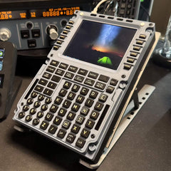 D110 A32X MCDU Home Cockpit Panel for Windows MSFS2020/2024, Compatible with Fenix, FBW, Toliss (Backlit Edition) Pre-sale: 1 month