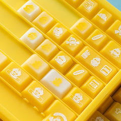 Duck Bread Original-Profile PC Translucent Keycap Set