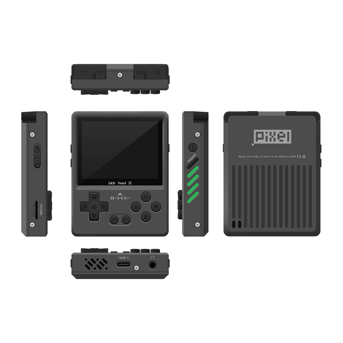 GKD PIXEL 2 2.4-Inch Metal Portable Handheld Game Console(Need to wait 1-2 months for delivery)