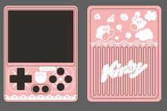 GKD Pixel 2 Metal Retro Handheld Game Console with Customized Laser-Engraved Pattern