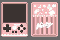 GKD Pixel 2 Metal Retro Handheld Game Console with Customized Laser-Engraved Pattern