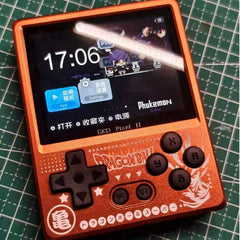 GKD Pixel 2 Metal Retro Handheld Game Console with Customized Laser-Engraved Pattern