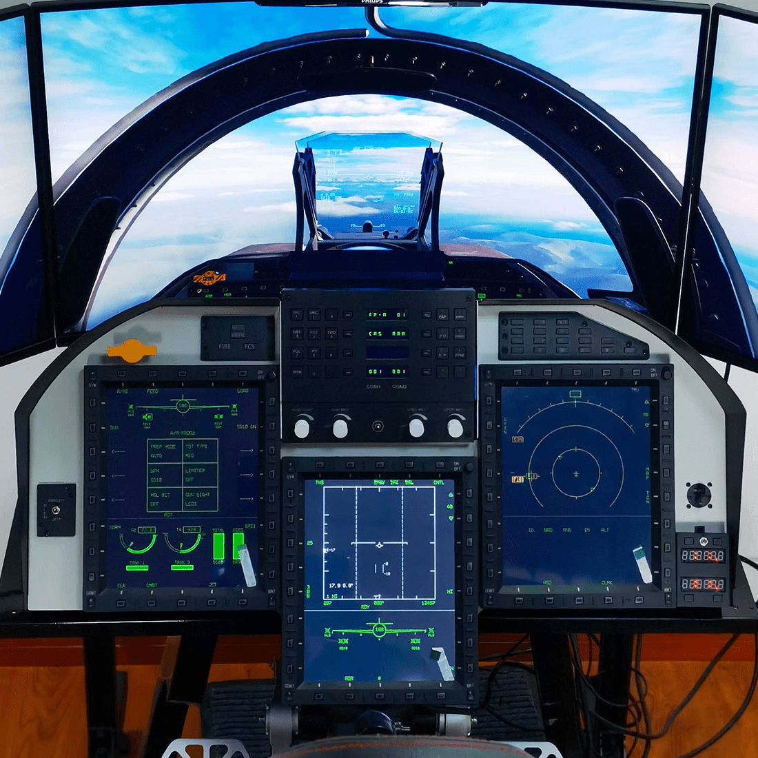 JF-17/FA-18C/F16 UFCP Up Front Control Panel, Compatible with Leading ...