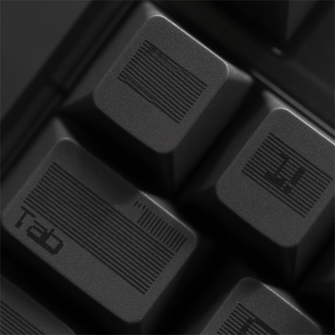 Moire Fringe Minimal Retro 1.7 mm Thick PBT Keycaps 144-Key Set
