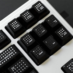 Polka Dot Matte Fog Original-Profile 1.7 mm Thick Keycaps