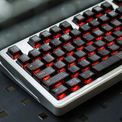 Polka Dot Matte Fog Original-Profile 1.7 mm Thick Keycaps