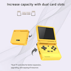 Powkiddy V90S 3.5-Inch Retro Foldable Handheld Game Console