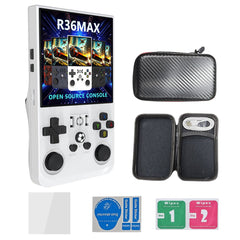 R36MAX Ark OS 4-Inch Retro Handheld Game Console with Carry Case