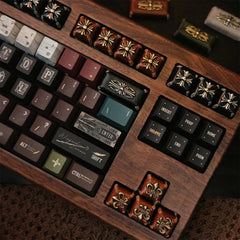 Retro Genuine Leather Backspace Large Keycap for Mechanical Keyboards