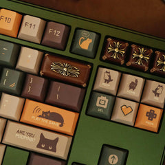 Retro Genuine Leather Backspace Large Keycap for Mechanical Keyboards