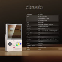 Retroid Pocket RP Classic Retro Handheld Game Console