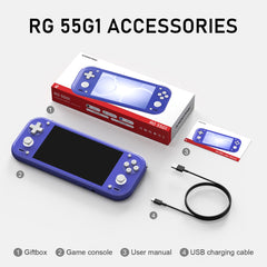 RG55G1 5.5-inch Screen Android Handheld Console with G1 GEN2 Processor
