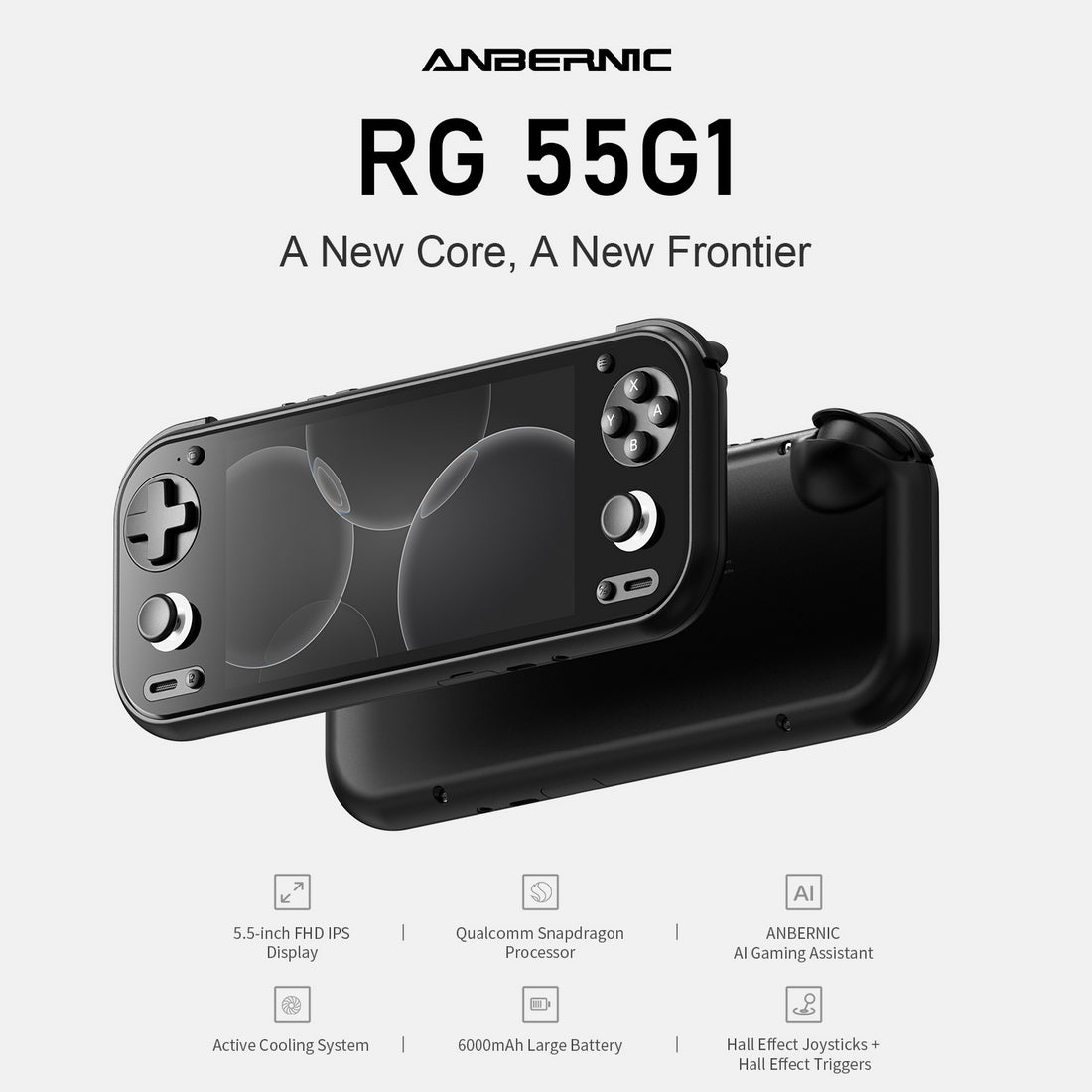 RG55G1 5.5-inch Screen Android Handheld Console with G1 GEN2 Processor