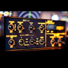 Rowsfire A101 V3.0 A320 mini Light OVHD OVERHEAD Panel for MSFS 2020/2024 - Compatible with FENIX, FBW, Inibuilds & PMDG - Windows Home Cockpit