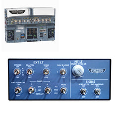 Rowsfire A101 V3.0 A320 mini Light OVHD OVERHEAD Panel for MSFS 2020/2024 - Compatible with FENIX, FBW, Inibuilds & PMDG - Windows Home Cockpit