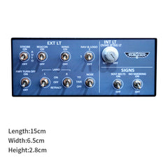 Rowsfire A101 V3.0 A320 mini Light OVHD OVERHEAD Panel for MSFS 2020/2024 - Compatible with FENIX, FBW, Inibuilds & PMDG - Windows Home Cockpit