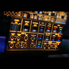 Rowsfire A106 pro V2.0 A32X Light OVHD OVERHEAD Panel for MSFS 2020/2024 (Backlit+Metal Housing+Tactile Switches Edition) - Compatible with FENIX A32X, FBW A32X & iniA32X - Windows Flight Sim Home Cockpit
