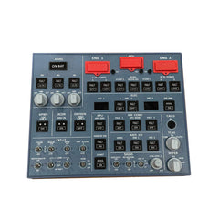 Rowsfire A107 A32X MAX Light OVERHEAD Panel for MSFS 2020/2024 (Backlit+Metal Housing+Tactile Switches Edition) - Windows Flight Sim Home Cockpit(Upgrade process, Please wait 2-3 weeks for delivery)