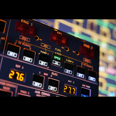 Rowsfire A107 V3.0 A320 MAX Light OVERHEAD Panel for MSFS 2020/2024 - Windows Flight Sim Home Cockpit(Pre-sale: 1-2weeks)