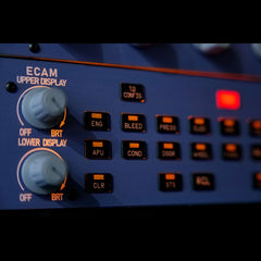 Rowsfire A109 V3.0 A320/A310/A350 ATT-ADIRS-EIS XECAM HOME-COCKPIT Landing-Gear-Indicator Integrated Panel for MSFS 2020/2024 - Compatible with Fenix, FBW & ini