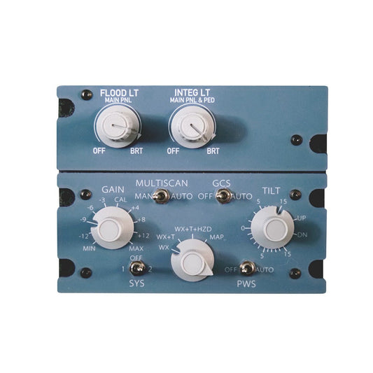 Rowsfire A112 1/1 Scale A320/A330/A350 CKPT-LT+WXR-Radar Integrated Panel for MSFS 2020/2024 & X-Plane(Ships within 15-20 days)