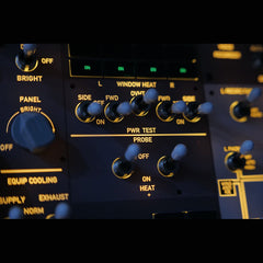 Rowsfire B107 B737 Light OVHD OVERHEAD Panel for MSFS 2020/2024, Xplane 12(Pre-sale)