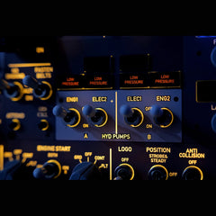 Rowsfire B107 B737 Light OVHD OVERHEAD Panel for MSFS 2020/2024, Xplane 12(Pre-sale)