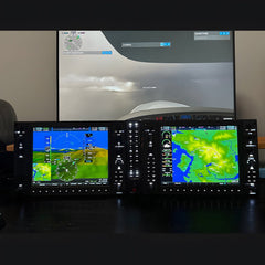Rowsfire D103 1/1 Scale G1000NXI PFD&GMA Audio Panel - Flight Sim Cockpit for MSFS 2020/2024, X-Plane 11/12, Windows PC - Civil Aircraft Avionics Panel