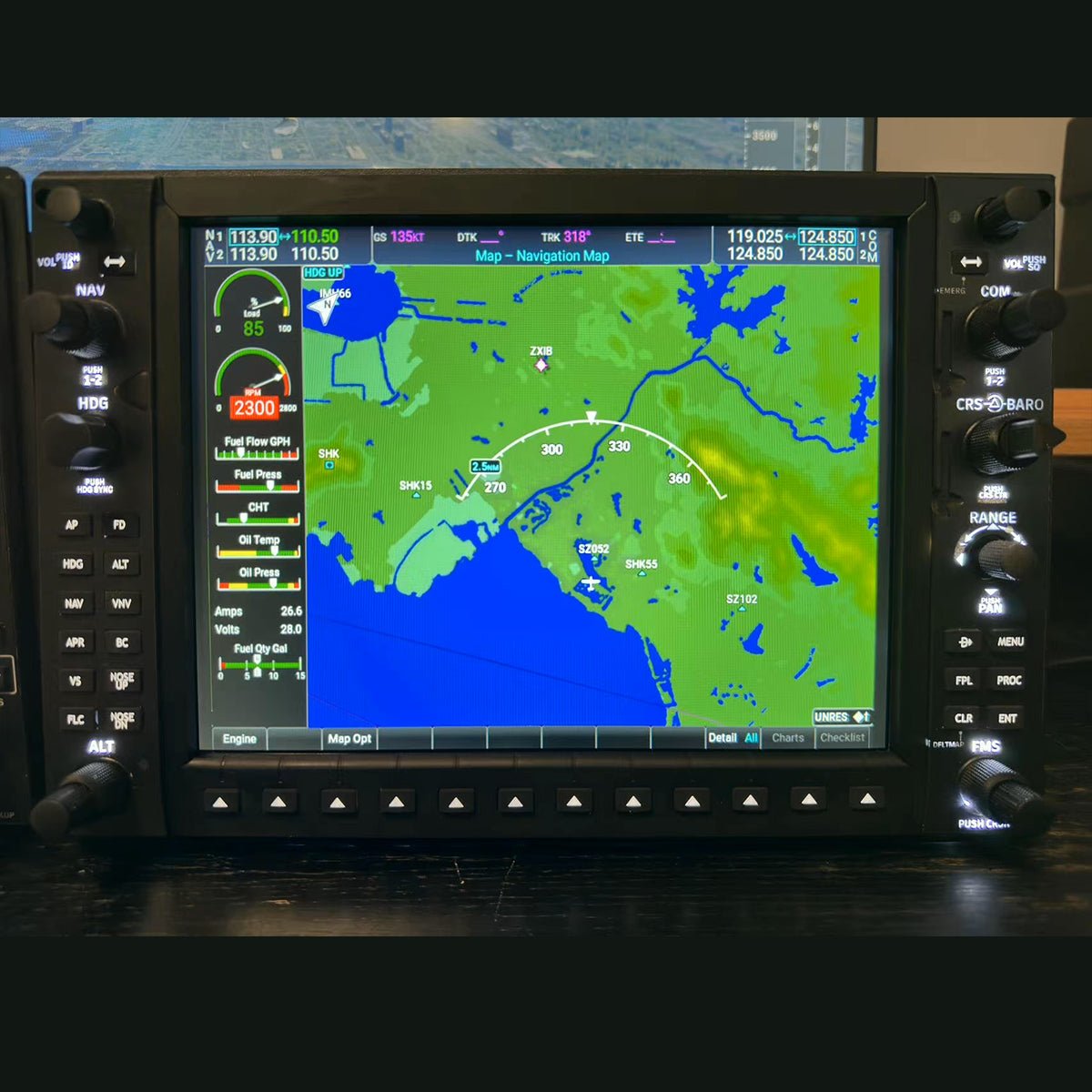Rowsfire D104 1/1 Scale G1000NXI MFD-Panel - Flight Sim Cockpit for ...