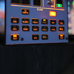 Rowsfire A103 V3.0 A320/A310/A350/XECAM HOME COCKPIT Landing Gear Indicator Integrated Panel for MSFS 2020/2024 - Compatible with Fenix, FBW & ini