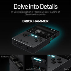 TRIMUI BRICK HAMMER Metal Retro Handheld Game Console(Pre-sale: 2-3 weeks)