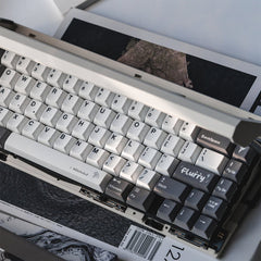 WhirlWind Dye-Sub Original Magnetic Keycaps (White+Deep Grey)