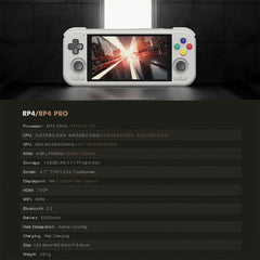 Retroid Pocket 4/4Pro 4.7 Inches IPS HD Android Handheld Game Console