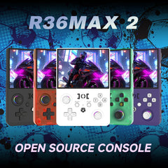 R36MAX2 ArkOS4Clone 4.5-Inch Vertical Open-Source Handheld Game Console