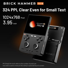 TRIMUI BRICK Pro / U Hammer 3.95-inch Retro Handheld Game Console (Pre-sale)