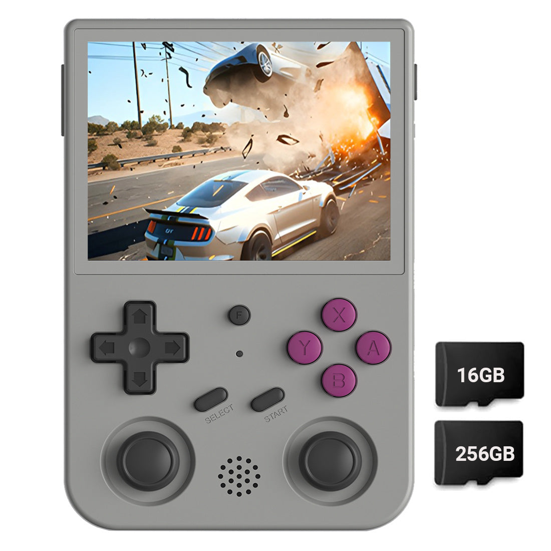 Anbernic RG353VS Handheld Game Console - Grey / 16GB+256GB
