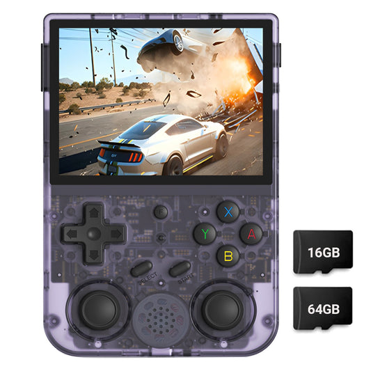 LITNXT-Anbernic RG353V-Transparent Purple-16GB+64GB